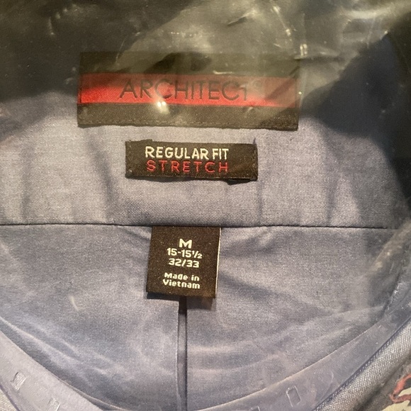 Architect NWT dress shirt - Medium 15-15.5 32/33 - Picture 3 of 4